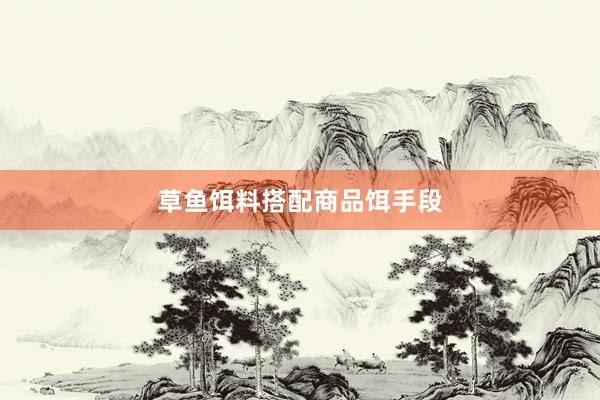 草鱼饵料搭配商品饵手段